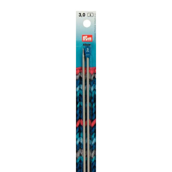 Aiguilles à tricoter aluminium 40cm