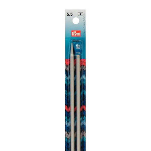Aiguilles à tricoter aluminium 40cm