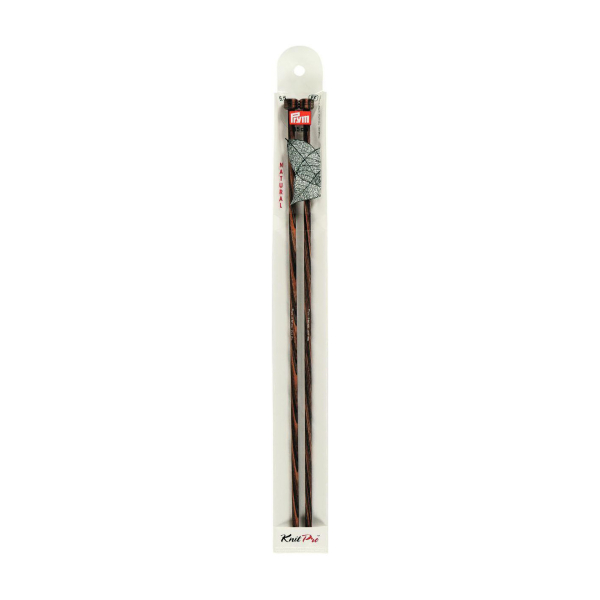 Aiguilles à tricoter bois natural 35cm