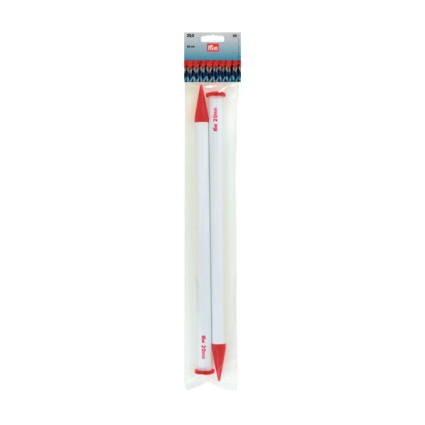 Aiguilles à tricoter plastique 40cm