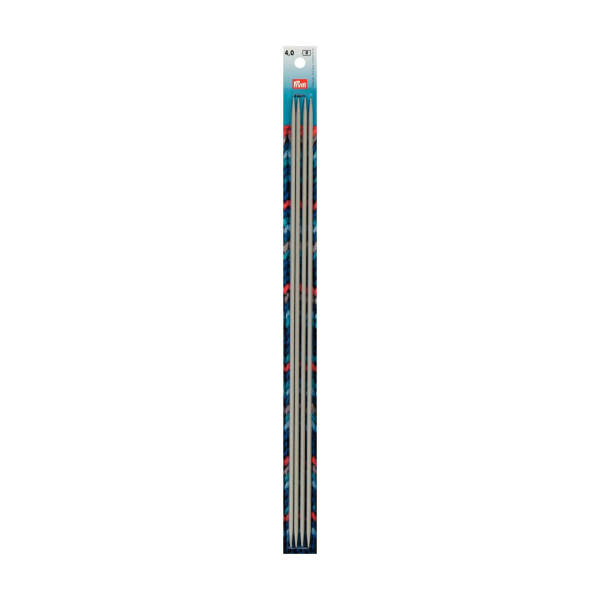 Aiguilles à tricoter double pointes aluminium 40cm