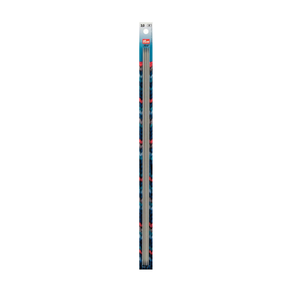 Aiguilles à tricoter double pointes aluminium 40cm