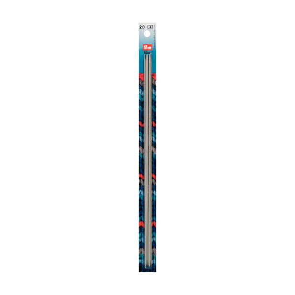Aiguilles à tricoter double pointes aluminium 30cm