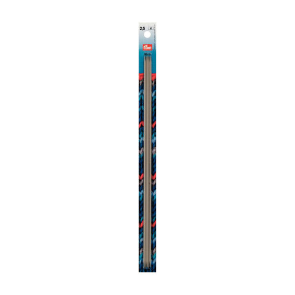 Aiguilles à tricoter double pointes aluminium 30cm