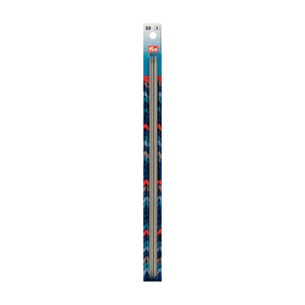 Aiguilles à tricoter double pointes aluminium 30cm