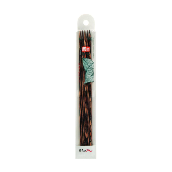 Aiguilles à tricoter double pointes bois natural 20cm