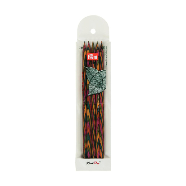 Aiguilles à tricoter double pointes bois natural 20cm
