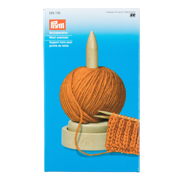 Support pelote de laine en hetre