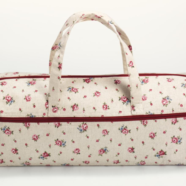 Sac à ouvrage country rose