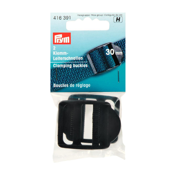 Boucle de reglage plastique noir