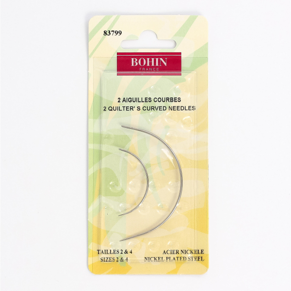 Aiguilles courbes x2 (Taille 2 et 4) Acier