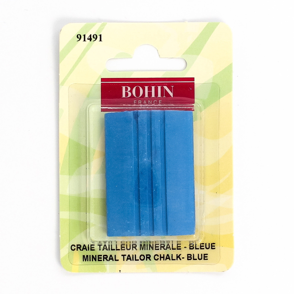 Craie tailleur minéral bleu