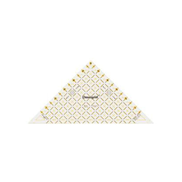 Règle triangle rectangle 1/2 carré en inch OMNIGRID