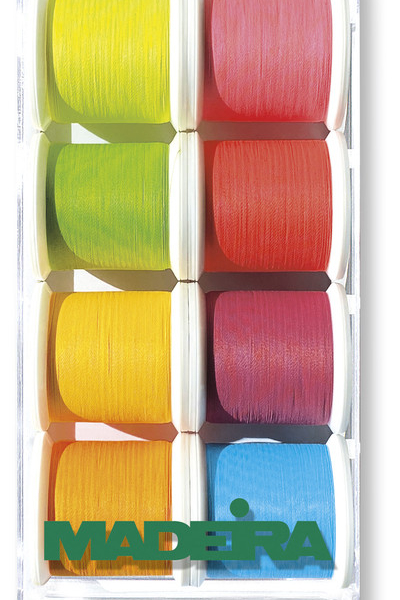 18 Bobines De Fil à Broderie Métallique Madeira – Noël, 200 Mètres, N°40, Neuf